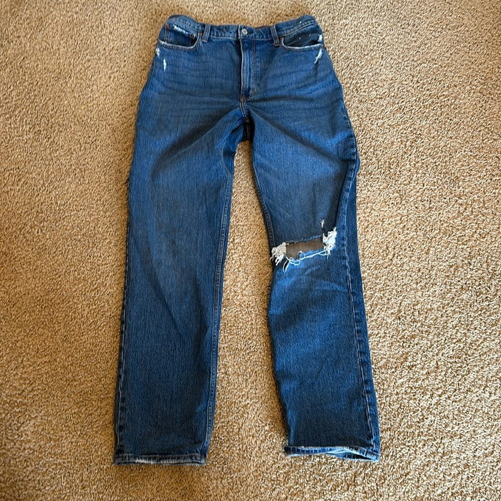 Abercrombie and Fitch “The 90’s Straight Ultra High Rise”
